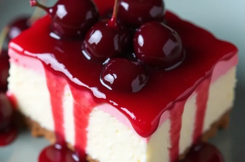 Easy No-Bake Cherry Cheesecake