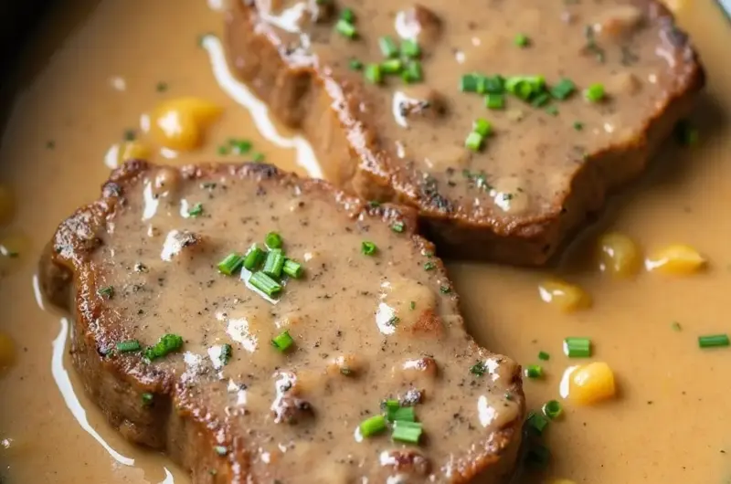 Slow Cooker Ranch Beef Chops